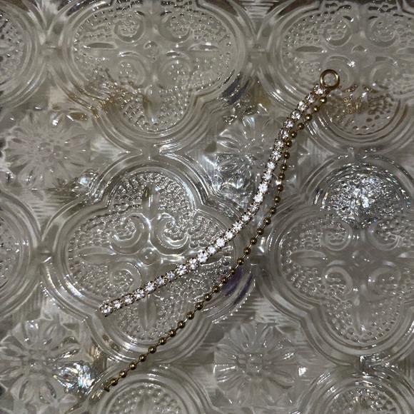 NEW 14k yellow gold filled double chain dangle earring jacket 1pc - Picture 5 of 6